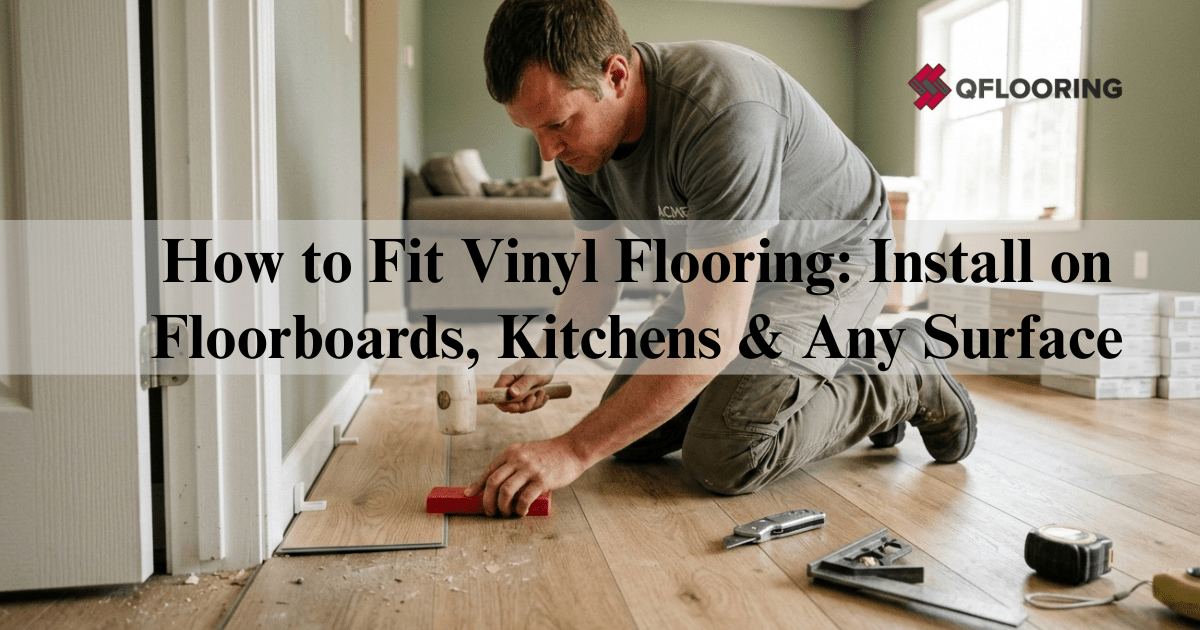 how to fit vinyl flooring